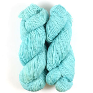 Fleece Artist BFL 2/8 blue faced leicester wool pale aqua ooak
