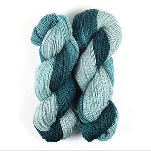 Fleece Artist BFL 2/8 blue faced leicester wool tourmaline to kelpie