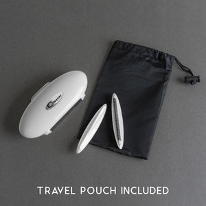 Gleener on the Go white with travel pouch