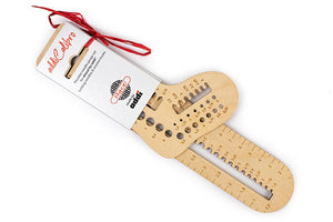 Addi Calibro Needle Gauge Set wood