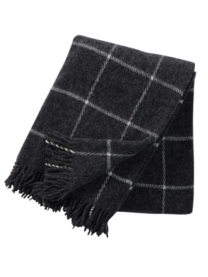 Klippan Lambswool Throw lambswool vinga dark grey