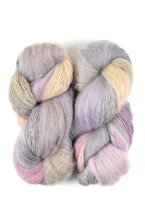 Fleece Artist Halo Bundle mohair nylon superwash merino wool dove