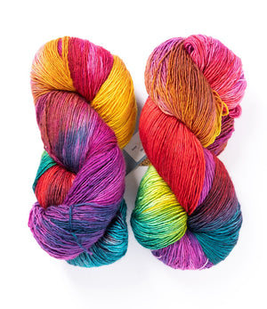 Fleece Artist Merino Slim superwash merino hibiscus