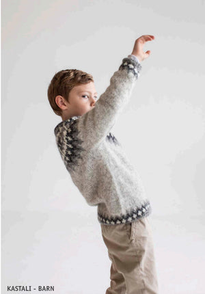 Istex Lopi Book #42 pattern book kastali childrens sweater