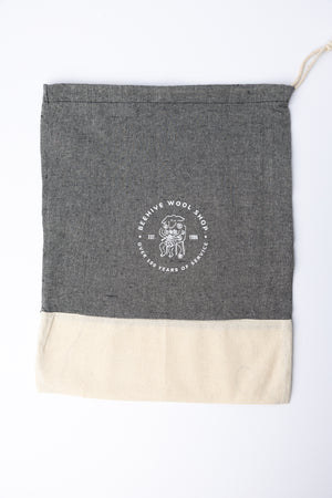 Beehive Project Bag recycled cotton large