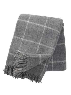 Klippan Lambswool Throw lambswool vinga light grey