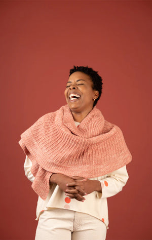 Making Magazine 14 Inside knitted pattern shawl