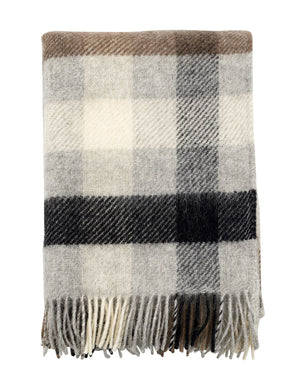 Klippan Gotland Throw wool multi grey
