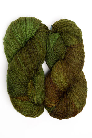 Fleece Artist BFL 2/8 blue faced leicester wool olive