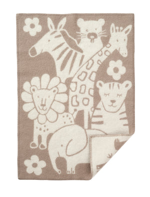 Klippan Baby Blanket eco lambswool picnic taupe
