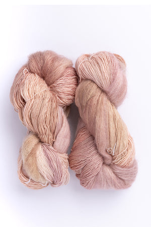 Fleece Artist Halo Bundle mohair nylon superwash merino wool rose gold