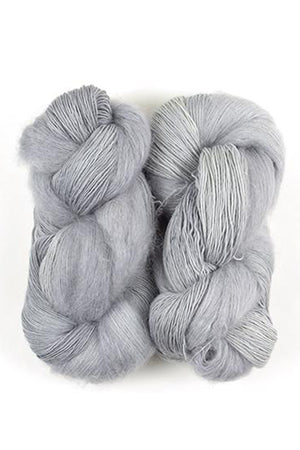 Fleece Artist Halo Bundle mohair nylon superwash merino wool silver
