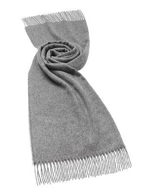 Bronte by Moon Merino Lambswool Stole merino lambswool solid hessian