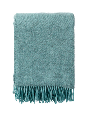 Klippan Gotland Throw wool turquoise