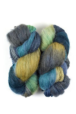 Fleece Artist Halo Bundle mohair nylon superwash merino wool wintersleep