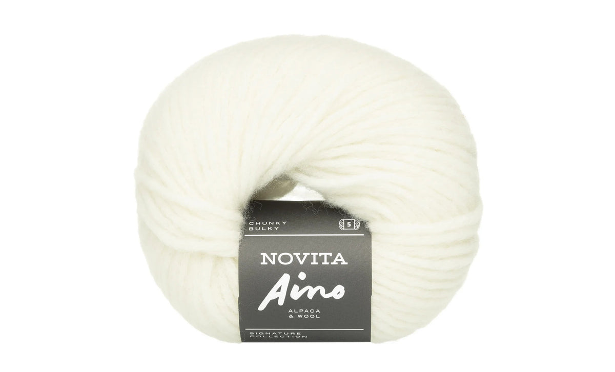 Novita Aino baby alpaca merino wool polyamide 0081 swan