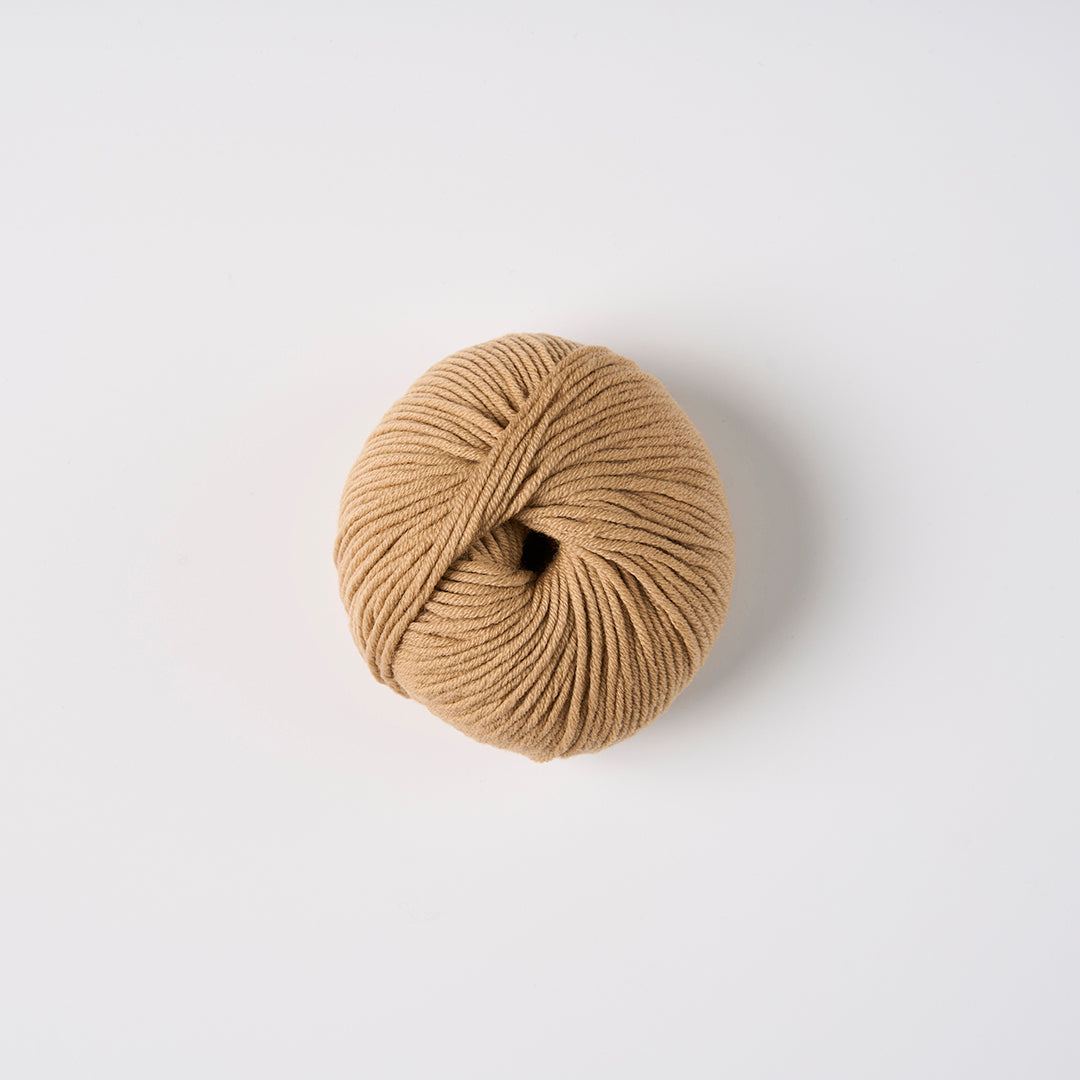 MODE at Rowan Merino Soft wool 014 camel