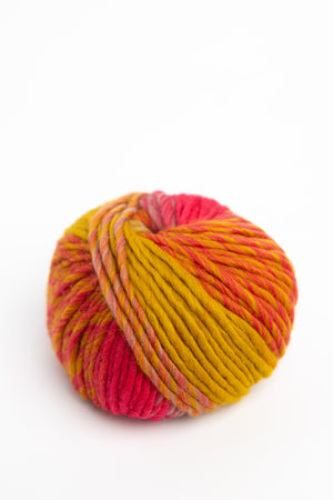 Laines du Nord Young and Trendy wool 02 blush mustard fuchsia pink