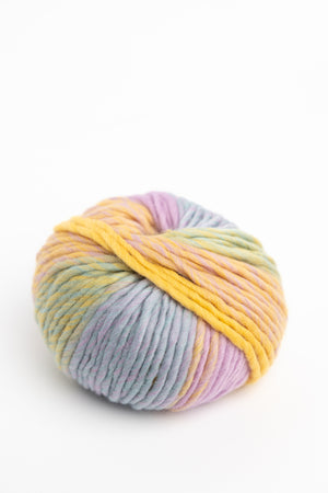 Laines du Nord Young and Trendy wool 03 lavender sky celery yellow