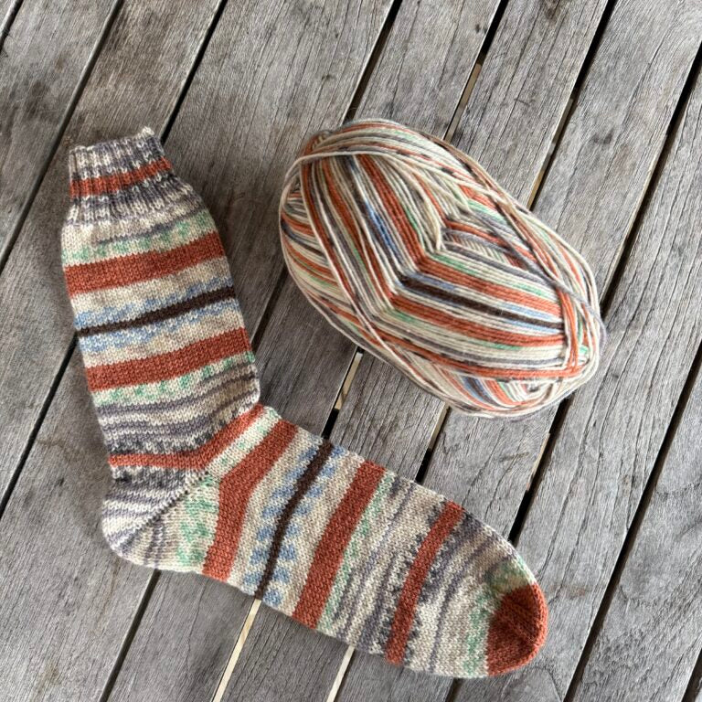 Arne & Carlos Socks & More 4 Ply virgin wool polyamide 03006 the last brushstroke