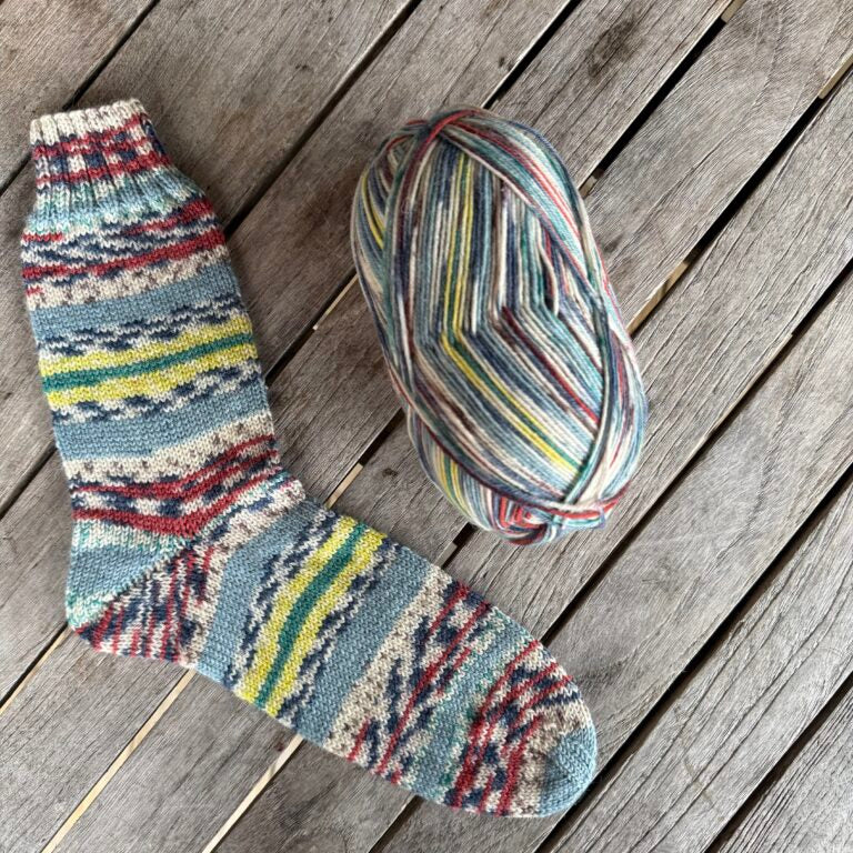Arne & Carlos Socks & More 4 Ply virgin wool polyamide 03010 sun through glass