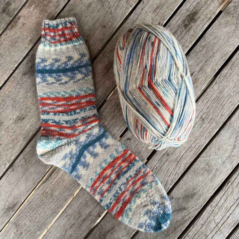 Arne & Carlos Socks & More 4 Ply virgin wool polyamide 03012 quiet corner