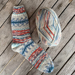 Arne & Carlos Socks & More 4 Ply virgin wool polyamide 03012 quiet corner