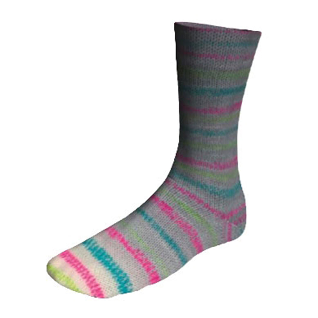 Lang Twin Soxx Watercolour wool nylon 0458 turner