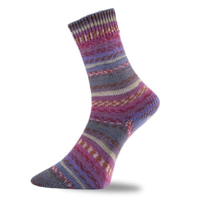 Pro Lana Golden Socks Matterhorn wool polyamide 06 pink purple