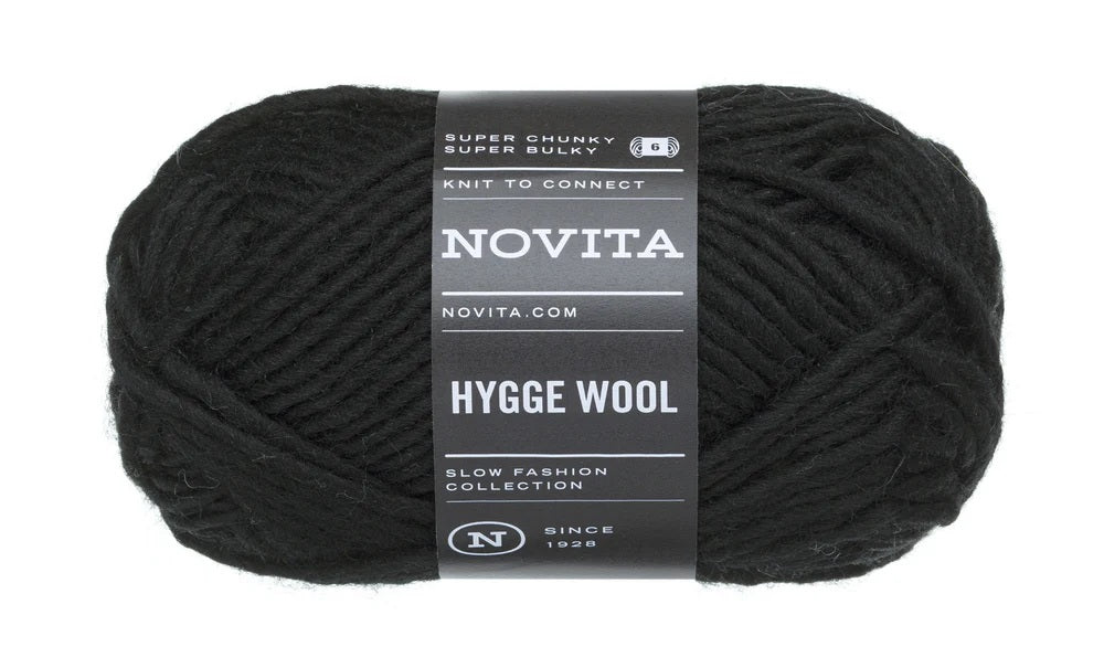 Novita Hygge wool 099 black