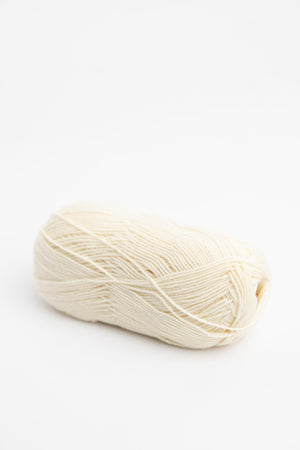 Filcolana Merci wool cotton 101 natural white