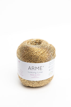 Laines du Nord Arme metallic polyester polyamide 1011 gold