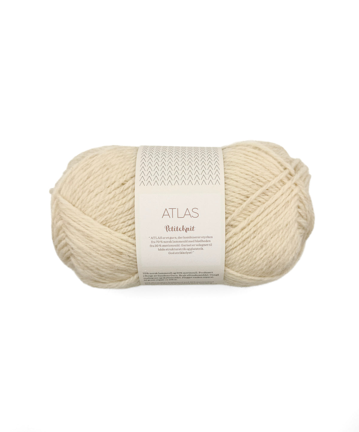 Sandnes Garn Atlas norwegian lambswool merino wool 1016 milk melange