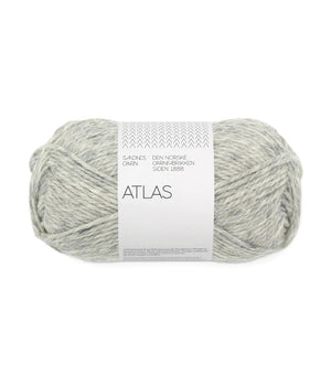 Sandnes Garn Atlas norwegian lambswool merino wool 1042 grey melange
