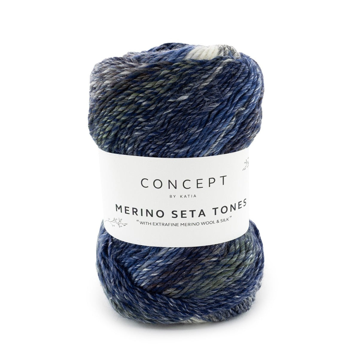 Concept by Katia Merino Seta Tones merino wool silk 106 grey jeans
