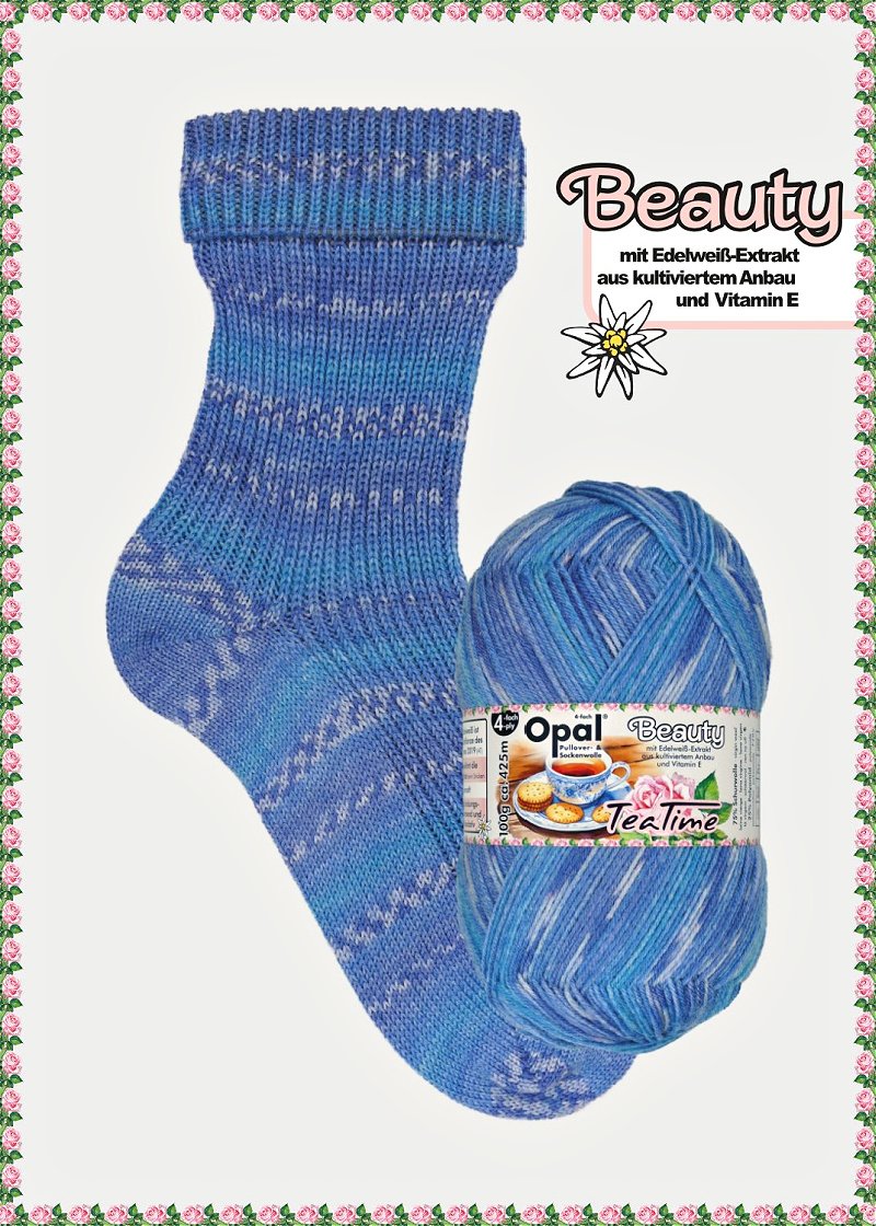 Opal Beauty 5 Tea Time wool polyamide 11515 five o clock