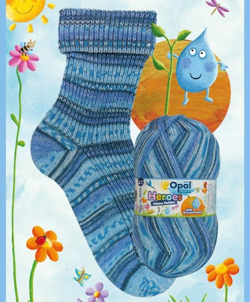 Opal Little Heroes wool polyamide 11540 willi wassertropfen