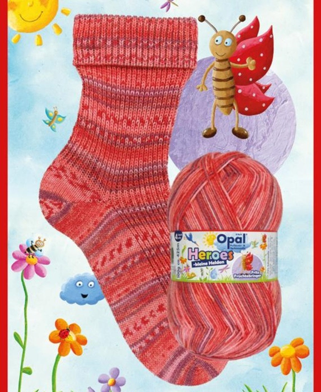 Opal Little Heroes wool polyamide 11541 fritz fruchtebringer