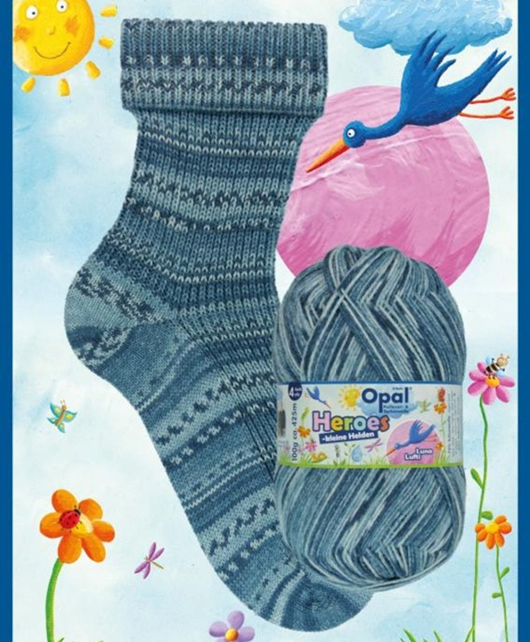 Opal Little Heroes wool polyamide 11546 luna lufti