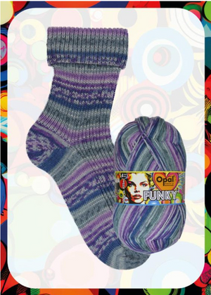 Opal Funky wool polyamide 11582 raging high heels