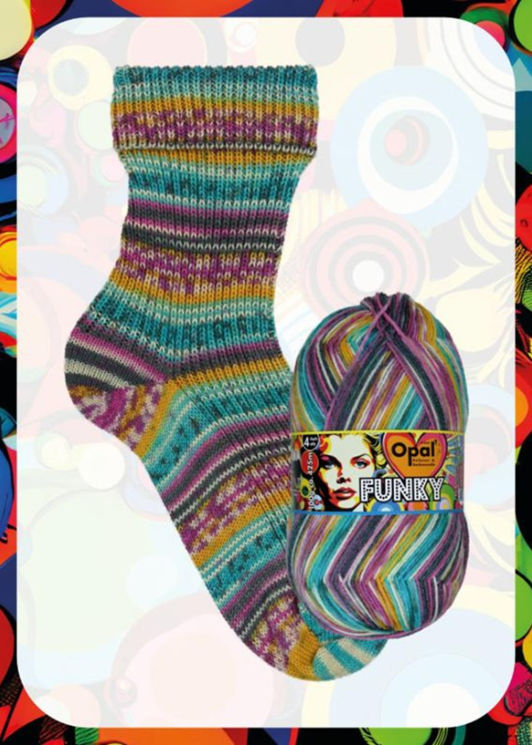 Opal Funky wool polyamide 11587 bouncing sandals