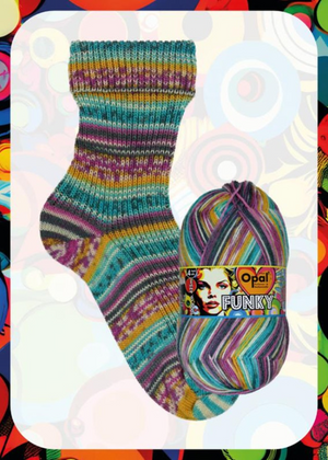 Opal Funky wool polyamide 11587 bouncing sandals