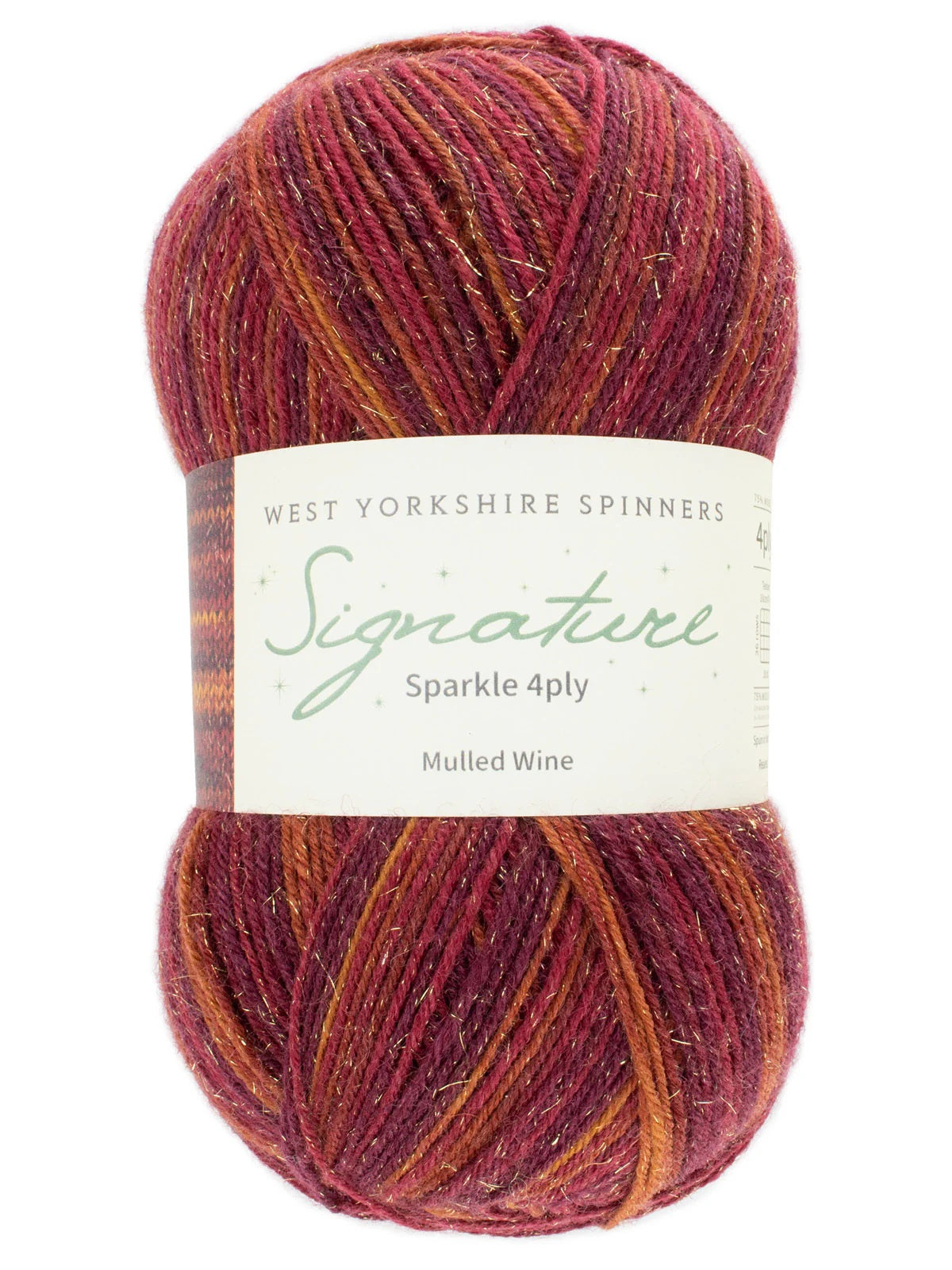 West Yorkshire Spinners Signature 4-ply wool nylon 1245 mulled wine