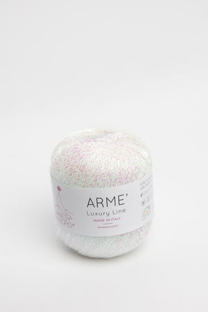 Laines du Nord Arme metallic polyester polyamide 1800 pearl