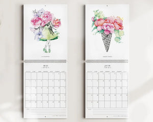 Katrinn Pelletier Illustration 2025 Wall Calendar