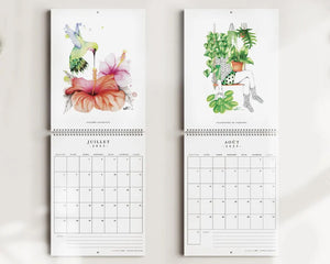 Katrinn Pelletier Illustration 2025 Wall Calendar