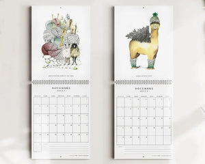 Katrinn Pelletier Illustration 2025 Wall Calendar