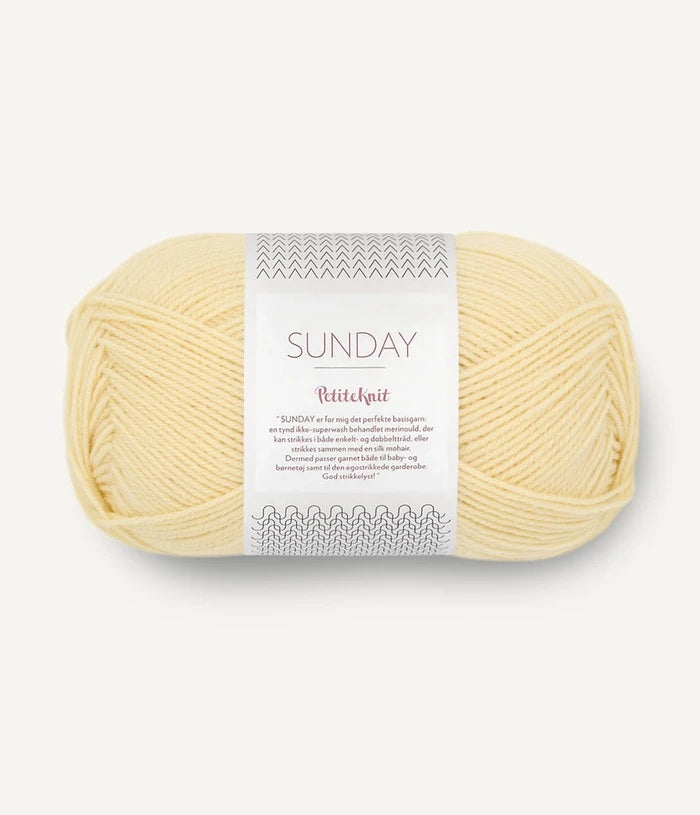 Sandnes Garn Sunday merino wool 2114 butter