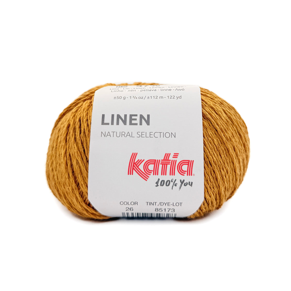 Katia Linen linen 26 mustard