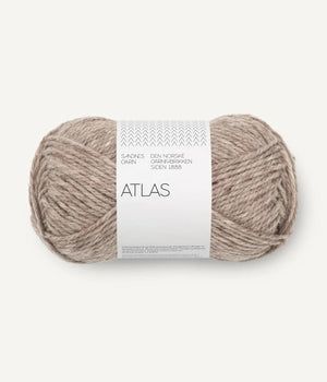 Sandnes Garn Atlas norwegian lambswool merino wool 2650 beige melange
